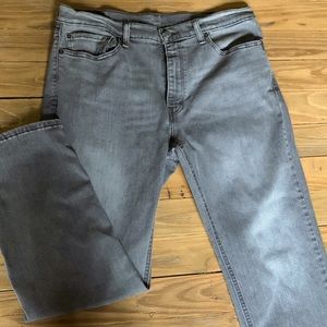 Levi’s jeans gray in color.